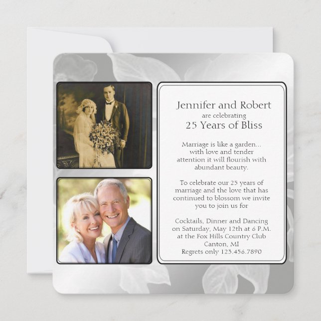 Inbjudan till 25-årsjubileumsfototillställningen i (Framsida)