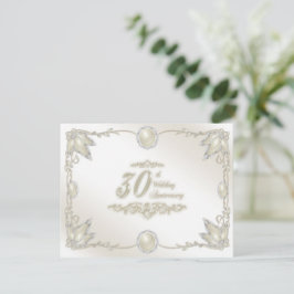 Inbjudan till 30-års bröllopsjubileum