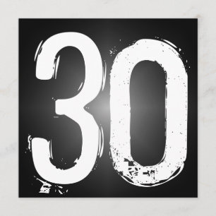 Inbjudan till 30års födelsedag-part