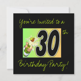 Inbjudan till 30års födelsedag-partiet