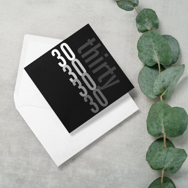 Inbjudan till 30års födelsedag-partiet (Skapare uppladdad)