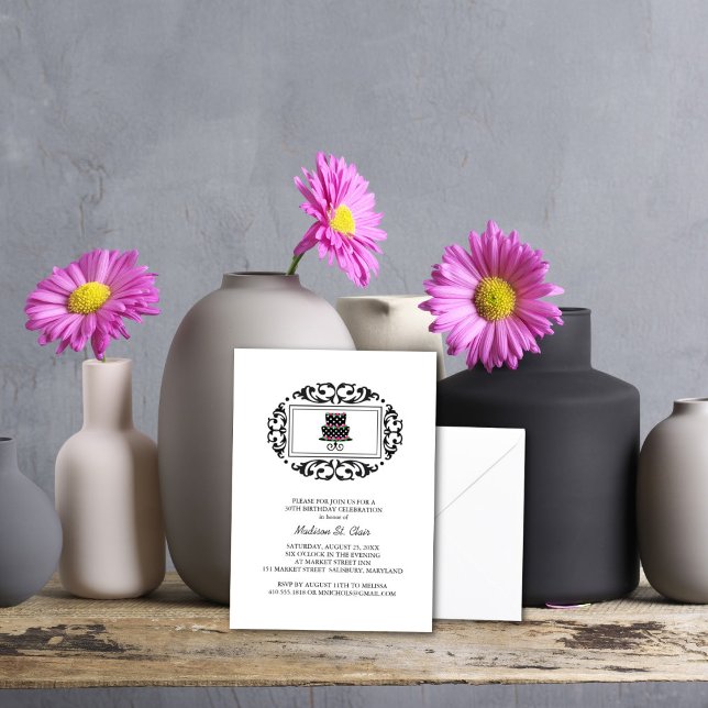 Inbjudan till 30års födelsedag-partiet (Skapare uppladdad)