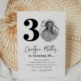 Inbjudan till 30års födelsedag-partiet | 30ÅRS FÖD