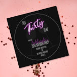 Inbjudan till 30års födelsedag - tala trettio till<br><div class="desc">Prata trettio till mig och säg att vi har en party! Anpassadet innehåller alla händelsens detaljteckensnitt och text,  så det står dig fritt att redigera i din egen information genom att klicka på knappen "anpassa".</div>