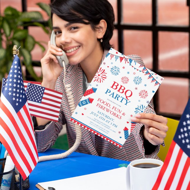 Inbjudan till 4:e juli-firande (Join us for food fun and fireworks)