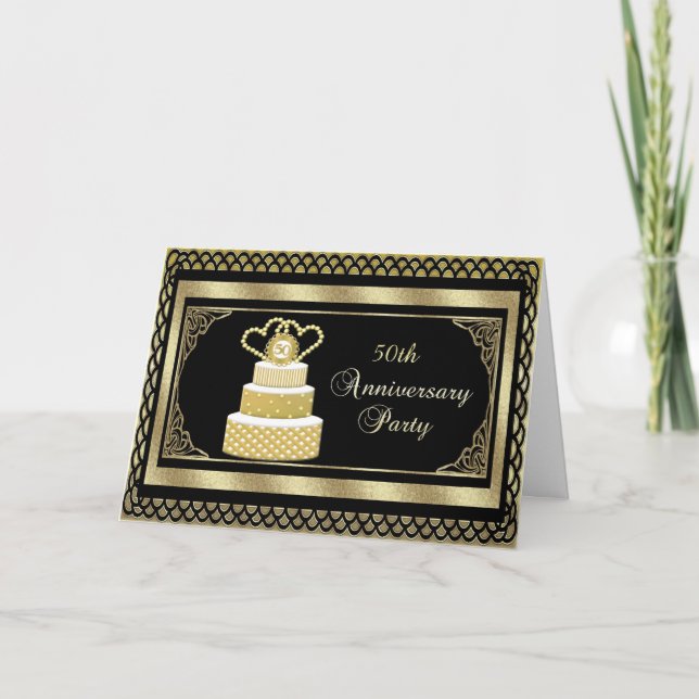 Inbjudan till 50-årsfirande (Framsida)