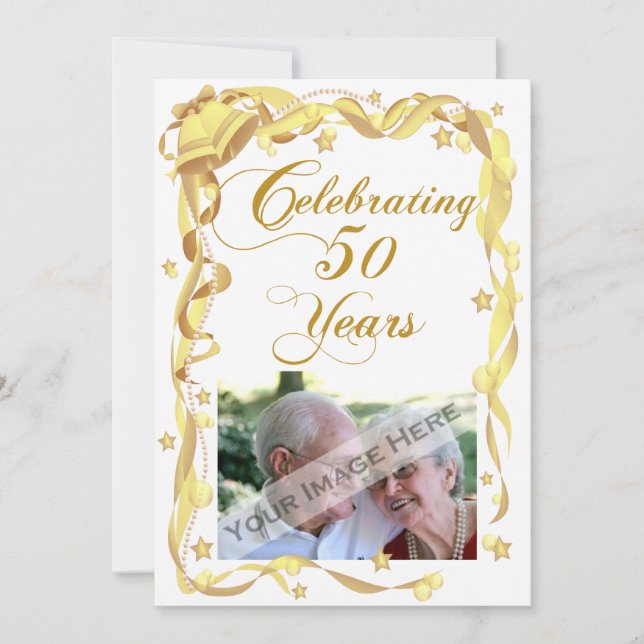 Inbjudan till 50-årsjubileumsfest (Framsida)