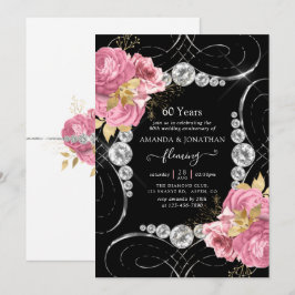 Inbjudan till 60-års diamantbröllopsfest
