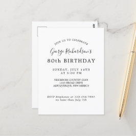 Inbjudan till 80-årsfirande