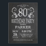 Inbjudan till 80-årsfirande Kritskriftsbord Blommi<br><div class="desc">Inbjudan till 80-årsfirande Kritskriftsbord Blommig Bakgrund. 13:e 15:e 16:e 18:e 20:e 21:a 30:e 40:e 50:e 60:e 70:e 80:e 90:e 100:e,  Alla åldrar. Vuxen födelsedag. Kvinnlig eller manlig födelsedag. För ytterligare anpassning,  klicka på "Anpassa"-knappen och använd vårt designverktyg för att ändra denna mall.</div>