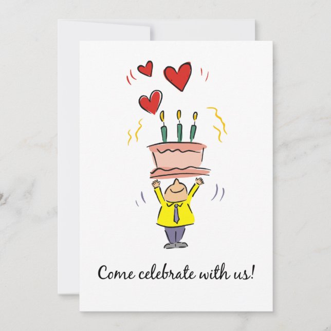 Inbjudan till 90:e Födelsedagsfest med kummel (Framsida)