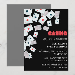 Inbjudan till 95-årsfirande Herrar Poker Casino Ve