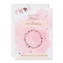 Inbjudan till 9:e födelsedagen