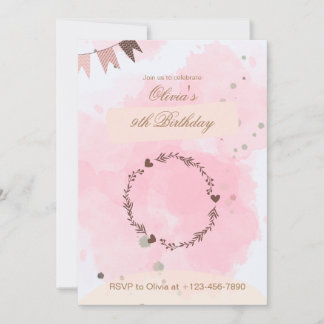 Inbjudan till 9:e födelsedagen