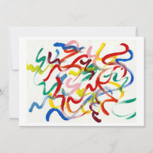 Inbjudan till abstrakt Art