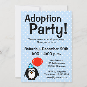 Inbjudan till adoptionannonsfest