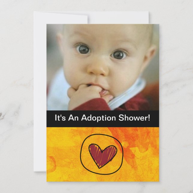 inbjudan till adoptionsdagspart (Framsida)