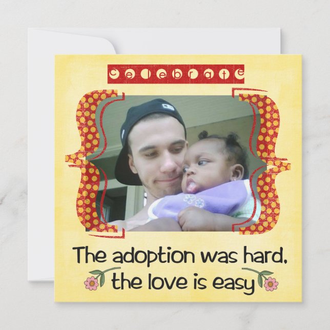 inbjudan till adoptionsdusch (Framsida)