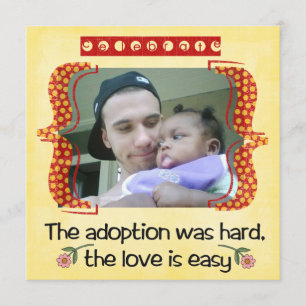 inbjudan till adoptionsdusch