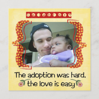 inbjudan till adoptionsdusch