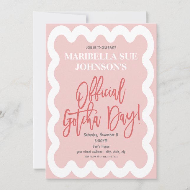 Inbjudan till adoptionspart (Framsida)