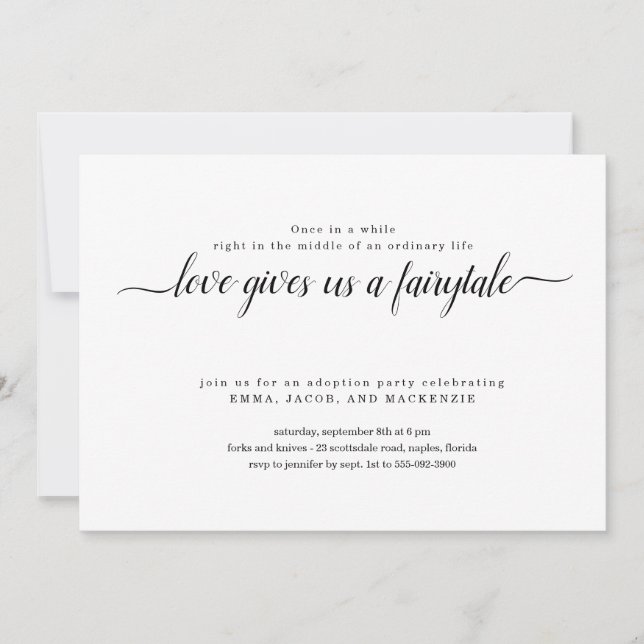 Inbjudan till adoptionspart (Framsida)