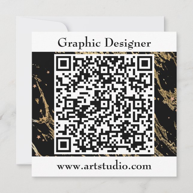 Inbjudan till affärshändelse för QR-kod (Framsida)