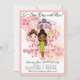 Inbjudan till afroamerikansk spa-fest