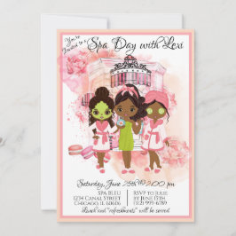 Inbjudan till afroamerikansk spa-fest