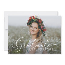 Inbjudan till Airy Elegance EDITABLE FÄRG Studente