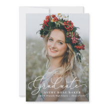 Inbjudan till Airy Elegance EDITABLE FÄRG Studente