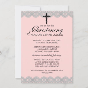Inbjudan till äldre, baptism eller dedikation