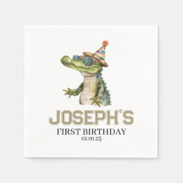 Inbjudan till Alligator Party-gruppen Inbjudan bas Pappersservett