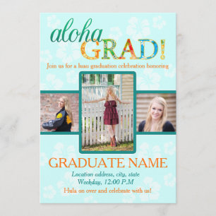 Inbjudan till Aloha GRAD-Studentfest