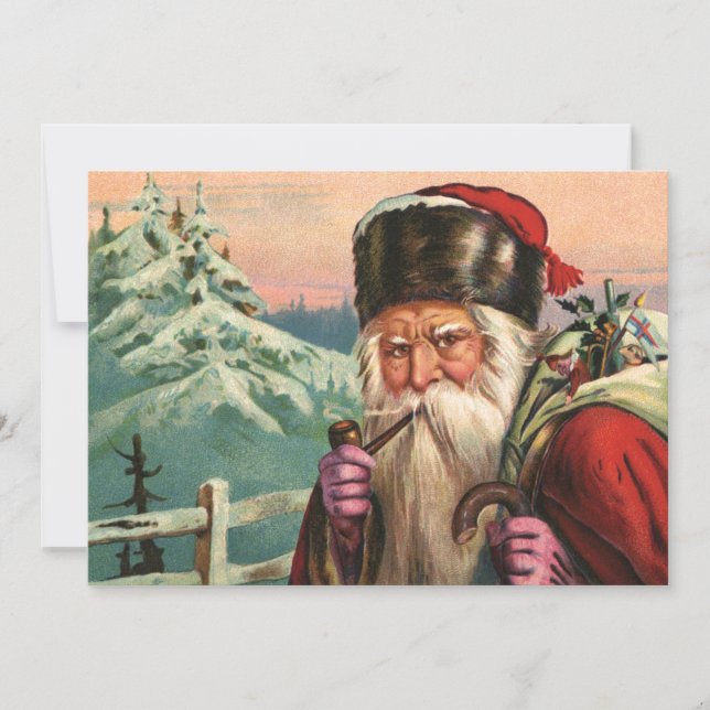 Inbjudan till Alpine Santa (Framsida)