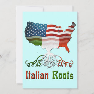 Inbjudan till amerikansk italiensk rötter
