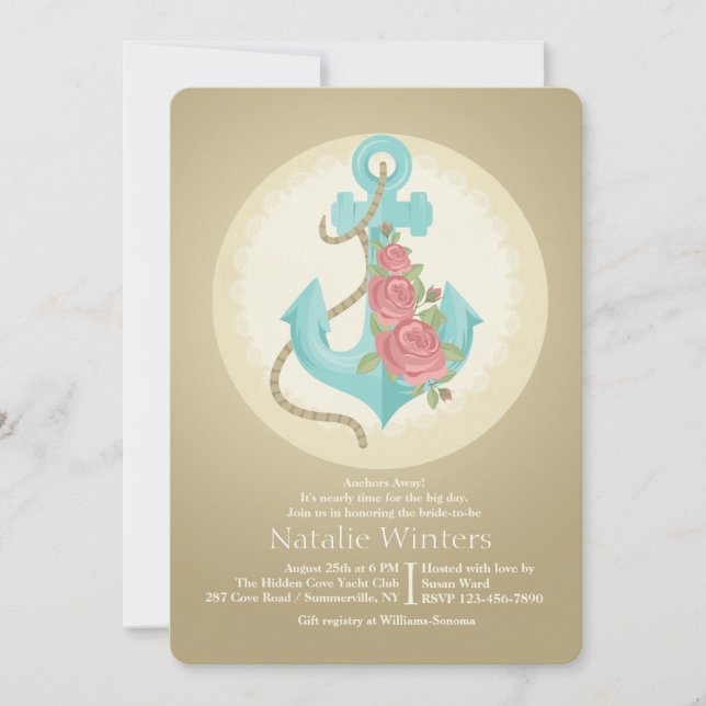 Inbjudan till ankare och Ro (Framsida)