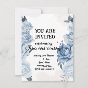 Inbjudan till annalkande Garden Birthday