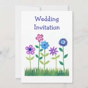 Inbjudan till Anpassade-blomma Power Wedding