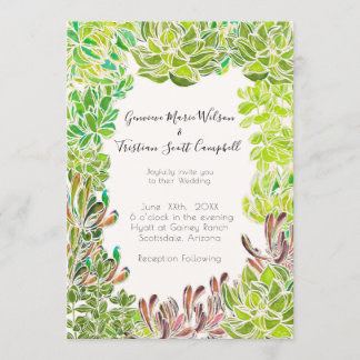 Inbjudan till Anpassade för värdtemat Bröllop