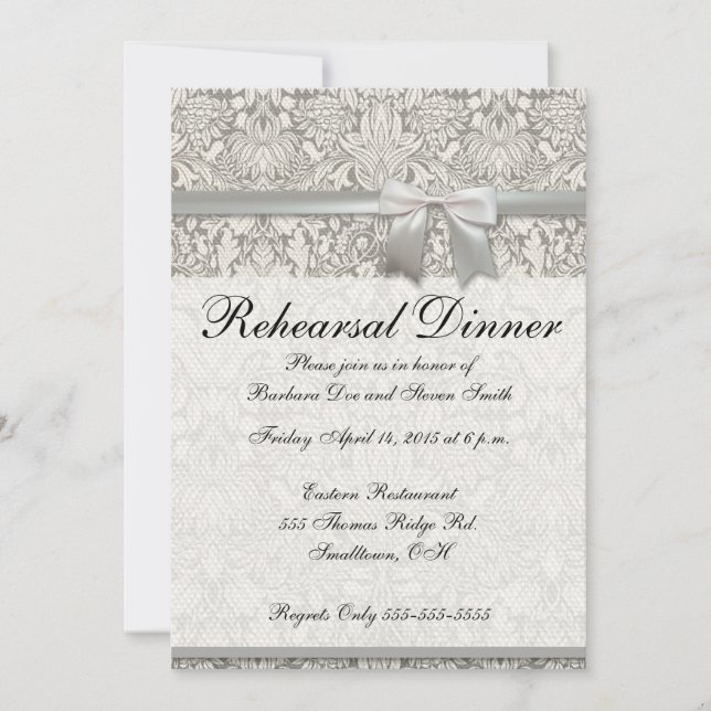 Inbjudan till Anpassade på nytt på middagsmall (Framsida)