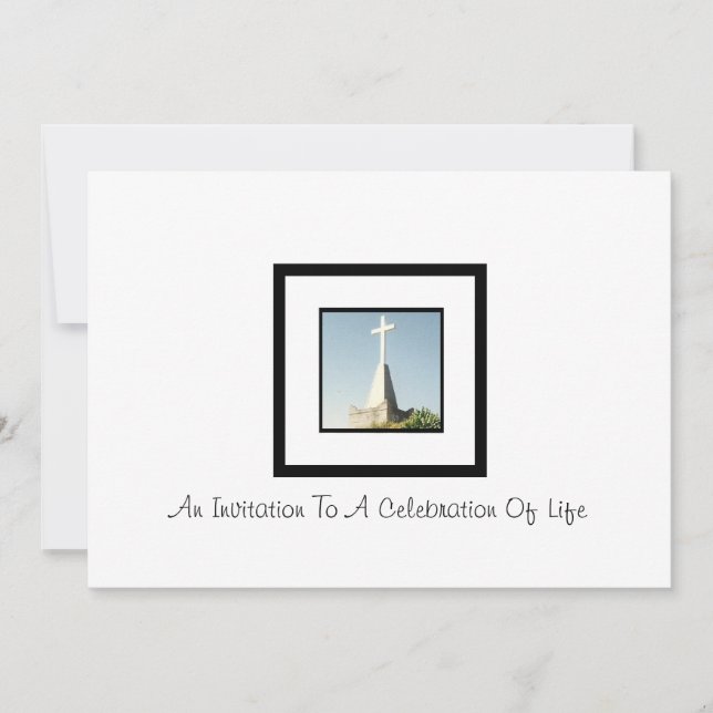 Inbjudan till Anpassade till ett Firande av liv (Framsida)