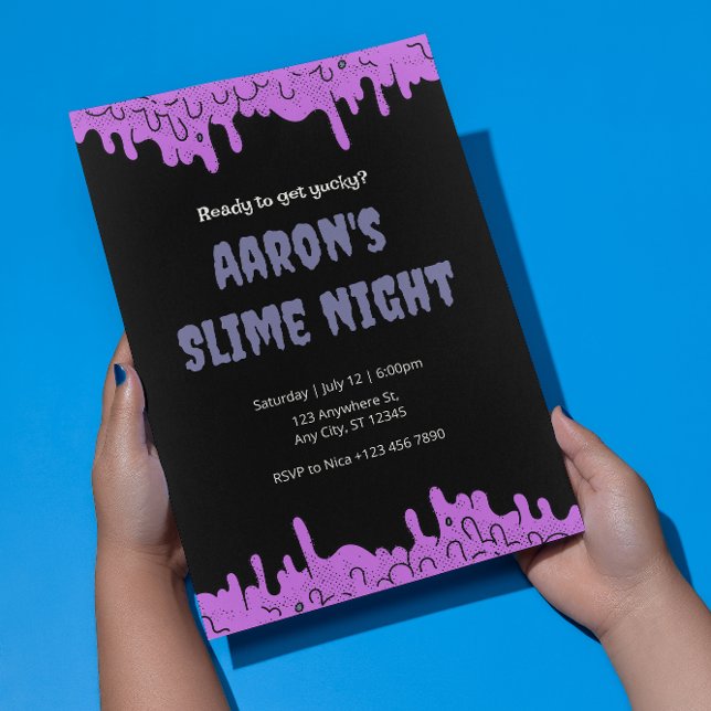 Inbjudan till anpassadet Glimeparti (Skapare uppladdad)