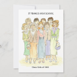 Inbjudan till anpassningsbar 1963 Gals-inbjudan