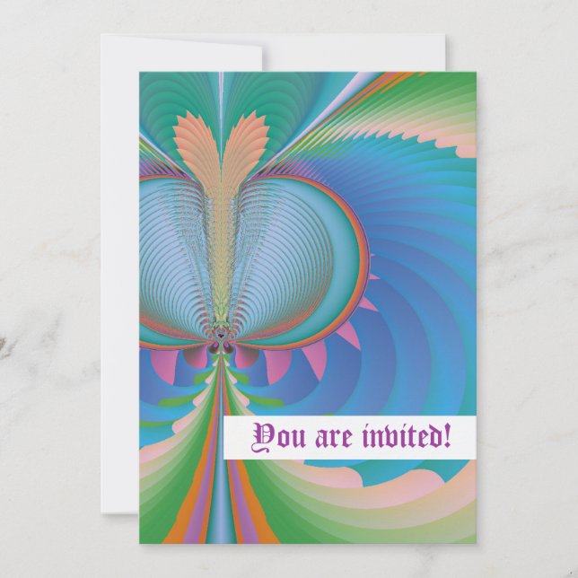 Inbjudan till Anpassningsbar av fjäril (Framsida)