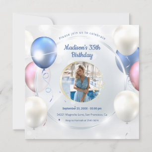 Inbjudan till anpassningsbar Fotominimalistisk föd
