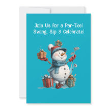 Inbjudan till anpassningsbar Golf Älskare Helgdag