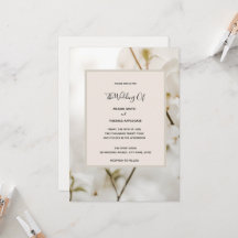 Inbjudan till anpassningsbar Modern Soft Blommigt 