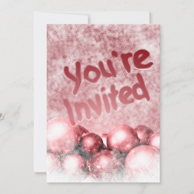 Inbjudan till Anpassningsbarna Cranberry jul i Par (Framsida)