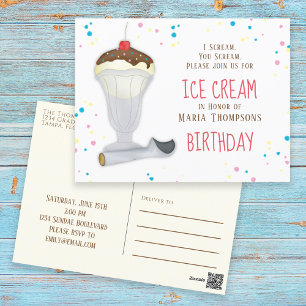 Inbjudan till Anpassningsbarna Cute Birthday Party